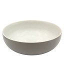 Ensaladera cerámica blanca