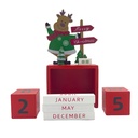 Mini calendario reno 7,2x14cm