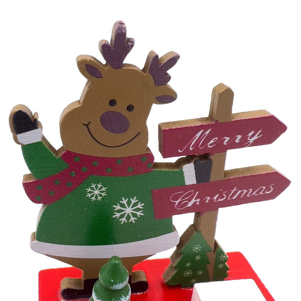 Mini calendario reno 7,2x14cm