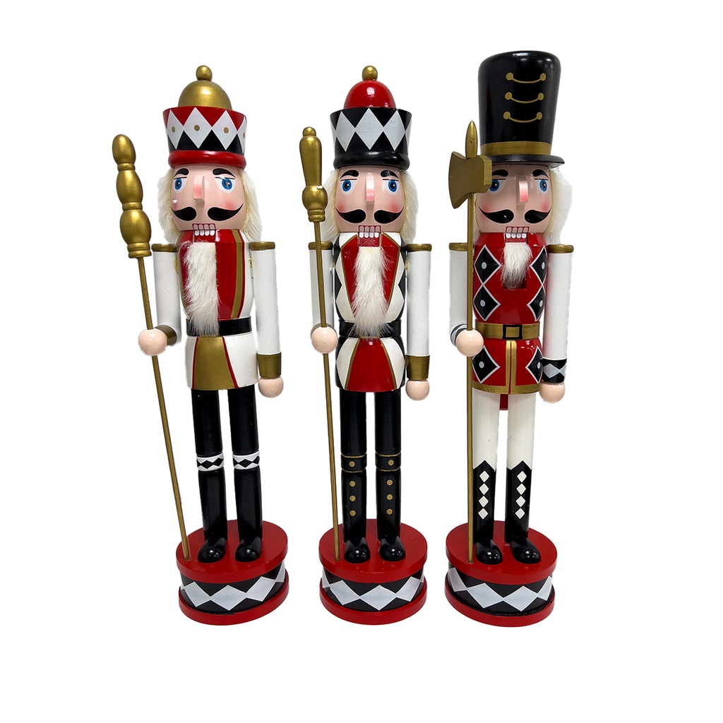 Cascanueces navidad madera 60cm