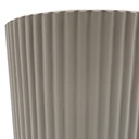 Macetero ranurado gris 14cm