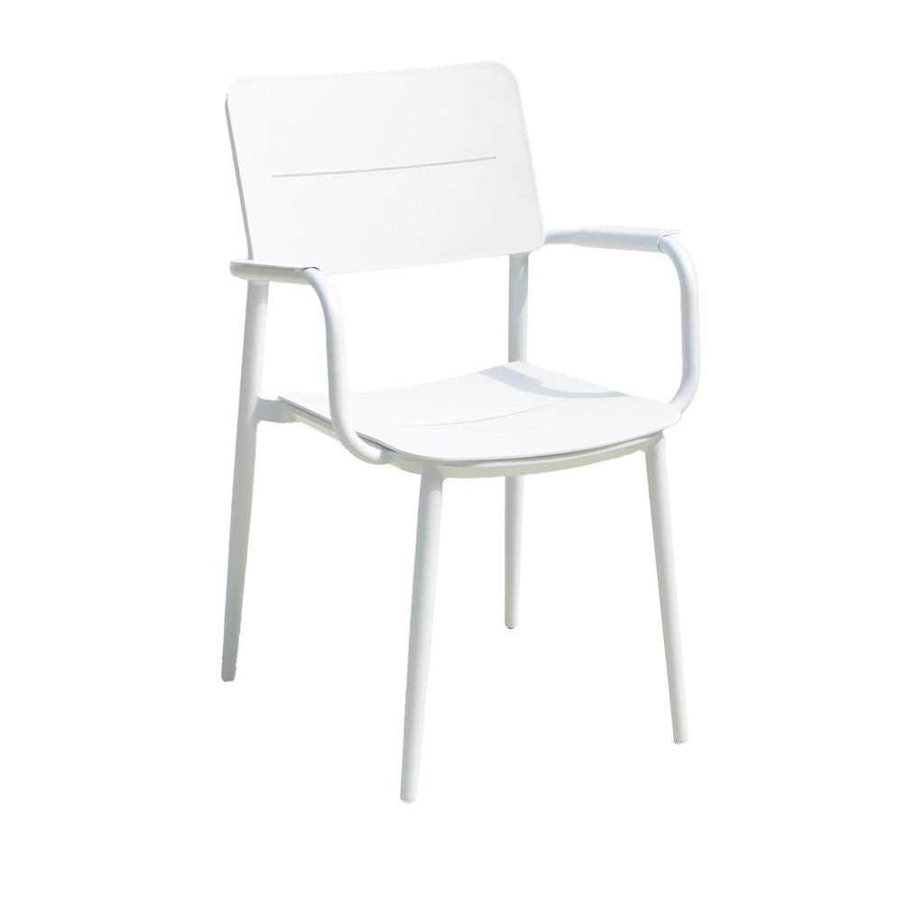 Comedor Terraza 6 sillas Granada blanco