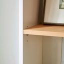 Librero Mosi blanco madera