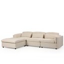 Sofá seccional Nino blanco