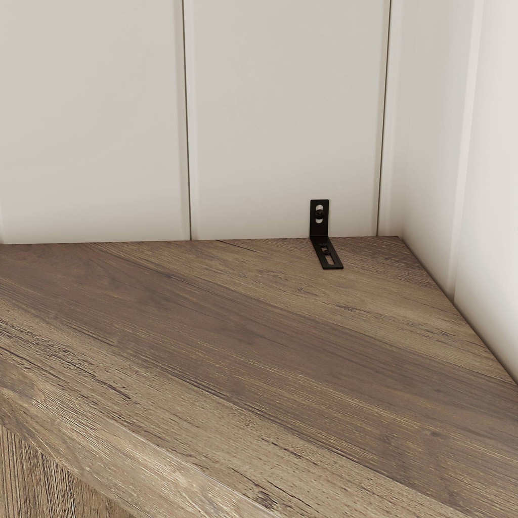 Estante esquinero Vinh café