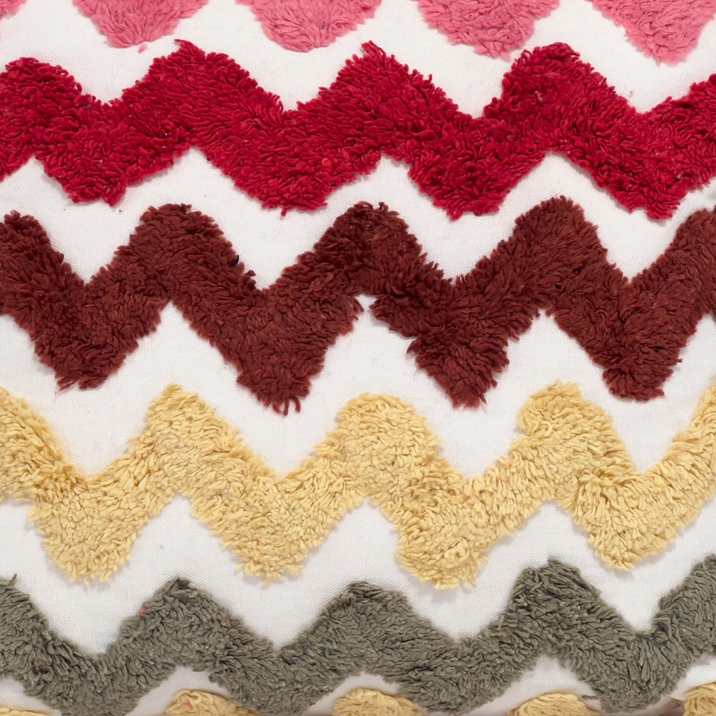 Cojín kids zigzag verde 40x40cm