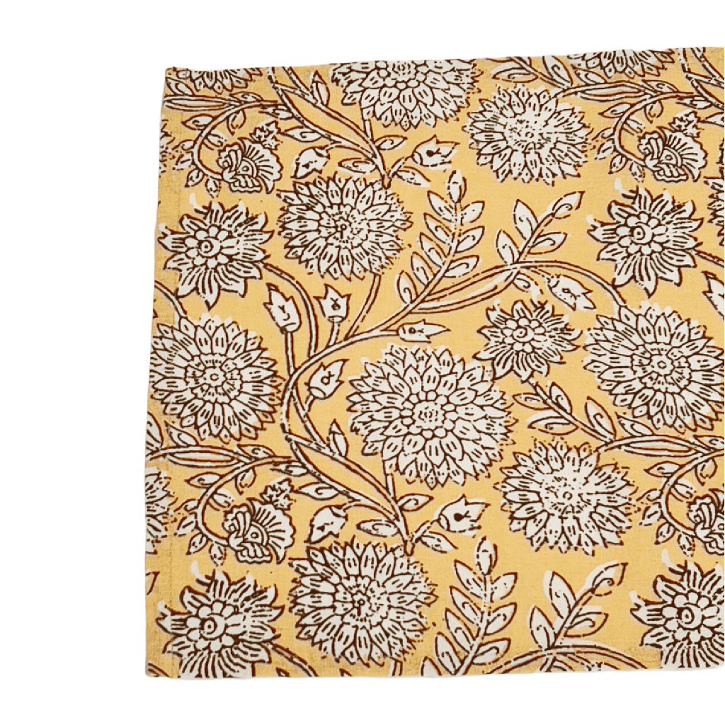 Individual flower print crudo 33x45cm