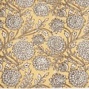 Individual flower print crudo 33x45cm