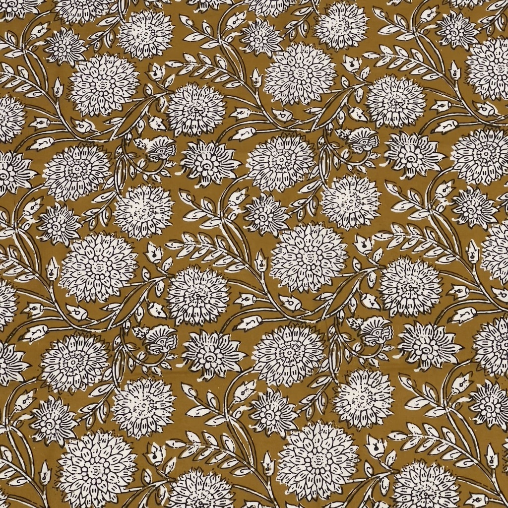 Mantel flower print rojo 200x135cm