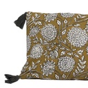 Cojín print amarillo 50x30cm