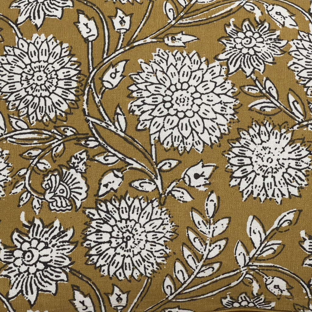 Cojín print amarillo 50x30cm