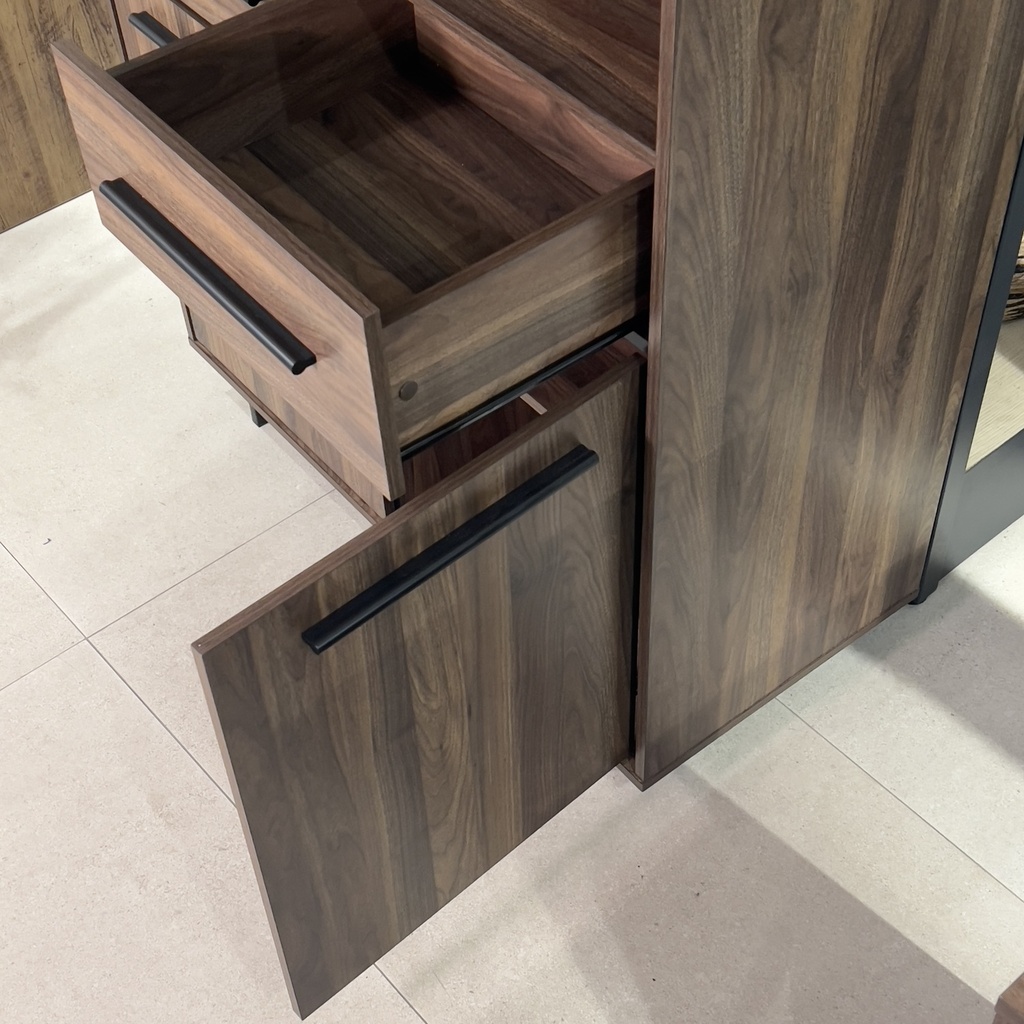 Estante Lang 2 cajones 2 puertas 