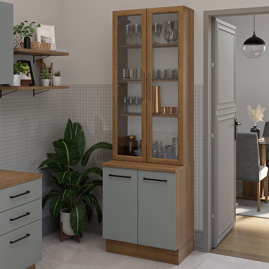 Vitrina Agata gris 70cm