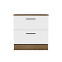 Base cocina Agata blanco 2 cajones 80cm