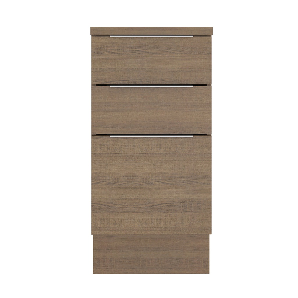 Base cocina Stella café 3 cajones 40cm