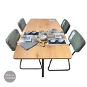Mesa comedor 6 puestos Bonaire madera clara