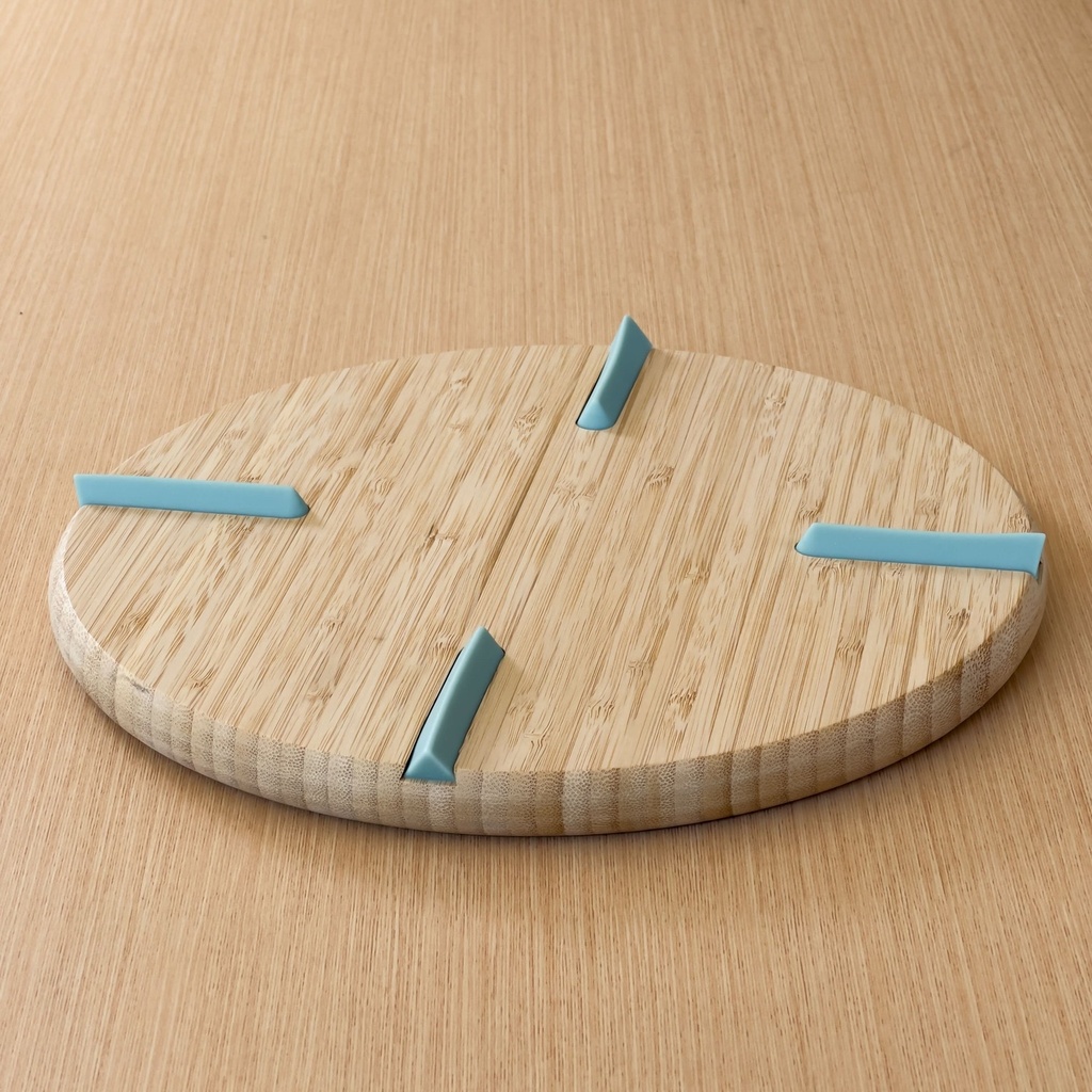 Tabla 2 en 1 para picar / posa olla 27x27cm