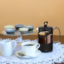 Cafetera francesa de vidrio 600ml 
