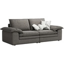 Sofá 3 Cuerpos Lúnea gris oscuro
