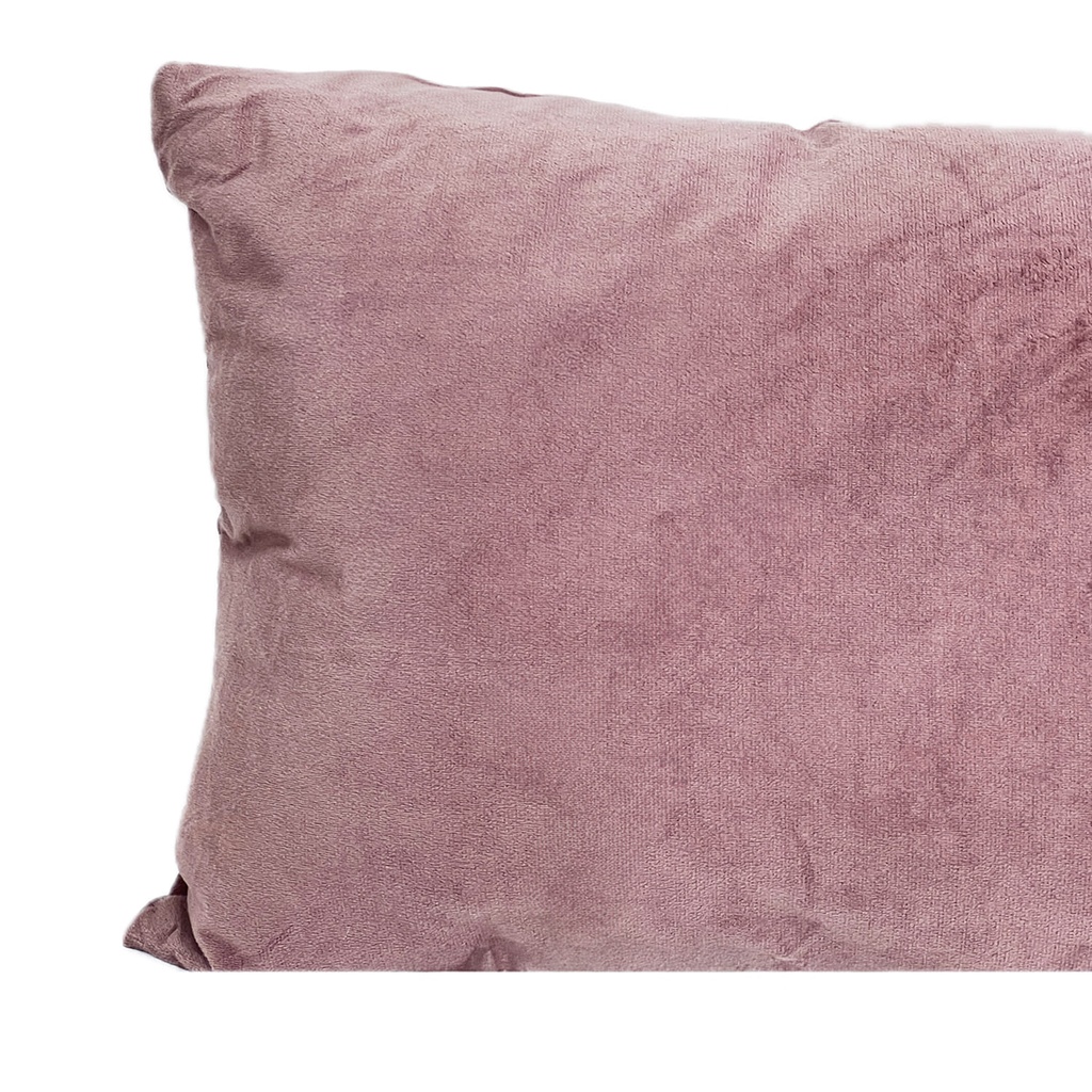 Cojín velvet gris 30x50cm