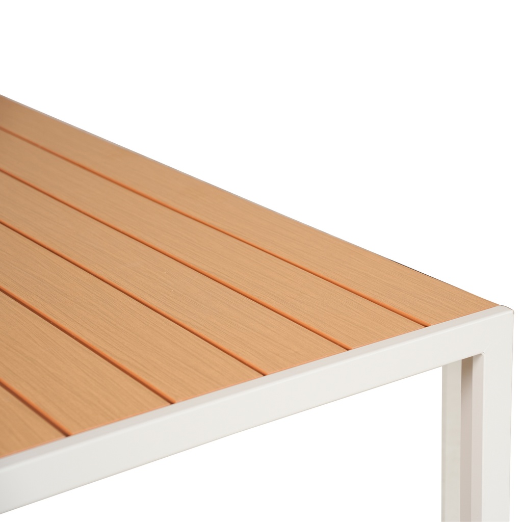 Juego comedor terraza 6 sillas Erie champagne