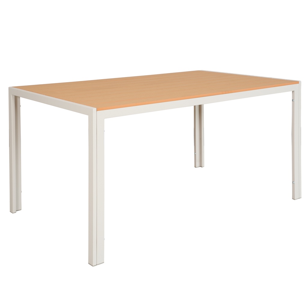 Juego comedor terraza 6 sillas Erie champagne