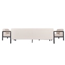 Juego living terraza Boreal 3-1-1