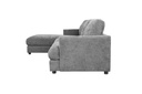 Sofá seccional izquierdo Saona gris