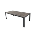 Mesa terraza Lazio cerámica gris 165cm