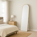 Espejo arco 37x147cm bronce