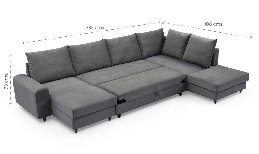 Sofá Seccional Santino 