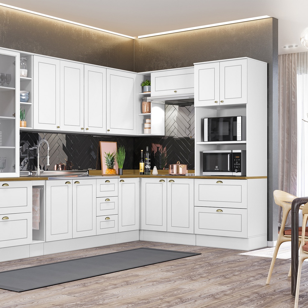 Base Cocina Americana 2 Puertas 80cm