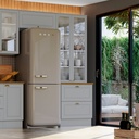 Vitrina 2 Puertas 2 Cajones Vidrio Americana Gris