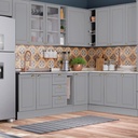 Base toallero Americana gris