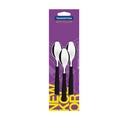 Juego 3 cucharas de té negro