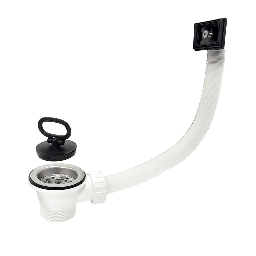 Lavaplatos de Acero Inoxidable PP 120x5 Kit