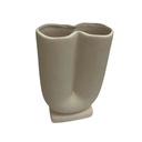 Florero cerámica tubular 12.5x20.3cm