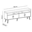 Rack TV Liberty negro 