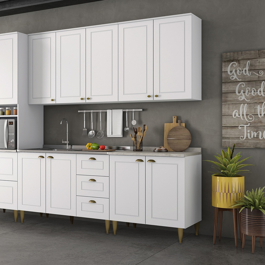 Aéreo cocina Americana blanco 120cm