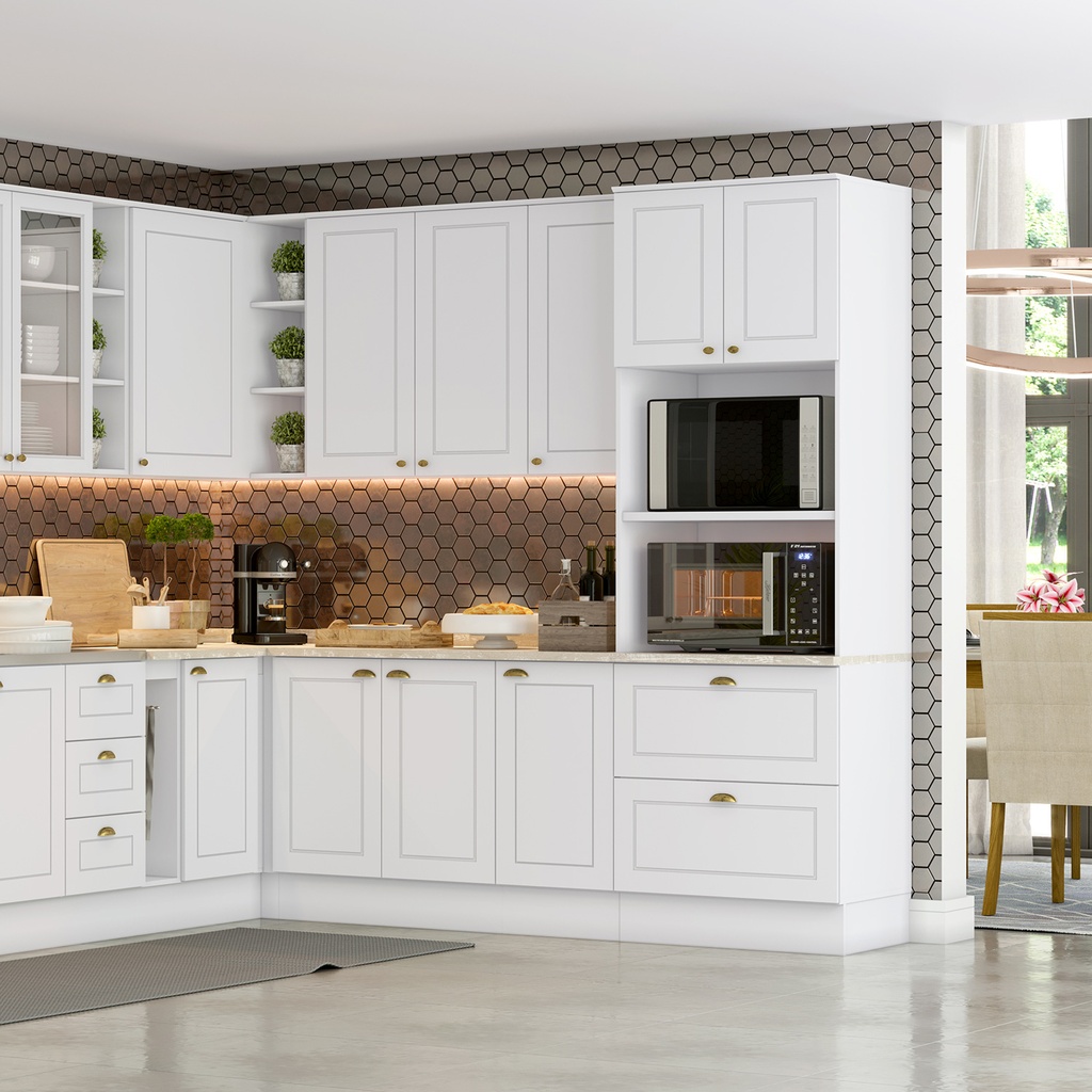 Aéreo cocina Americana blanco 120cm