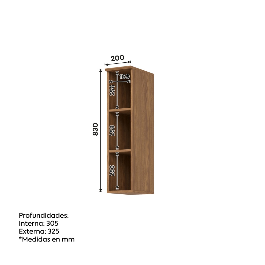 Aéreo especiero Requinte 20cm