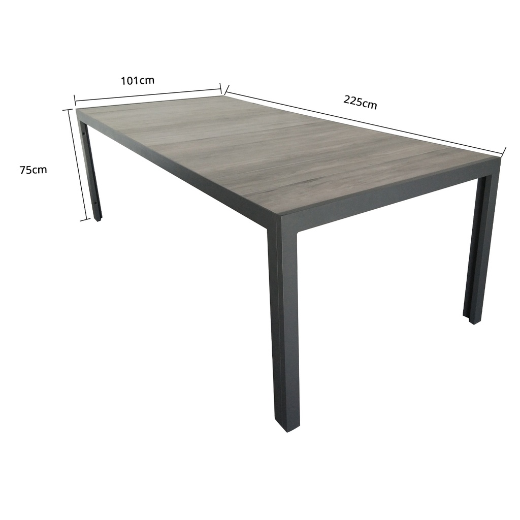 Mesa Terraza Ekaterina 225cm