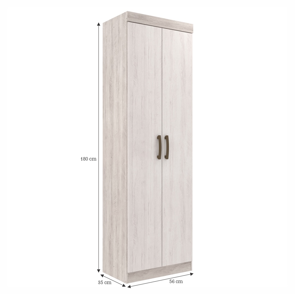 Zapatero Multiuso Ariel Nature 2 Puertas 56cm