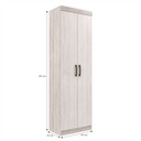 Zapatero Multiuso Ariel Nature 2 Puertas 56cm