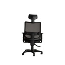 Silla oficina alta Saga negro