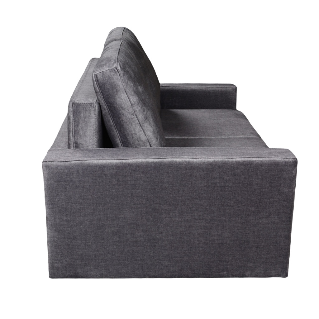 Sofá cama Bharu gris oscuro