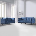 Sofá 3 cuerpos Dayton azul