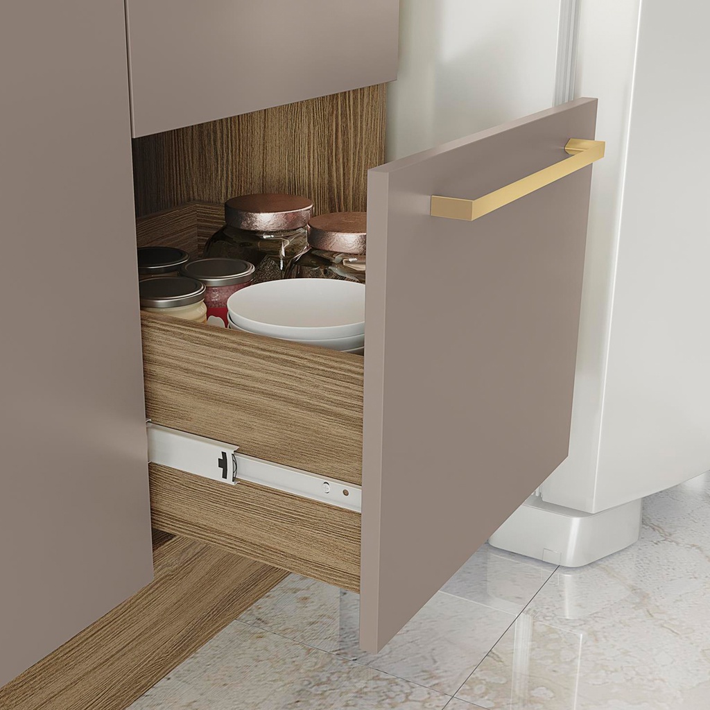 Base cocina Botanic verde 2 puertas 120cm