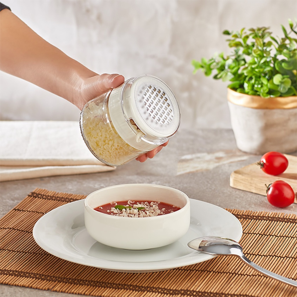 Rallador con contenedor vidrio 300cc