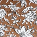 Cojín print flor ocre 30x50cm